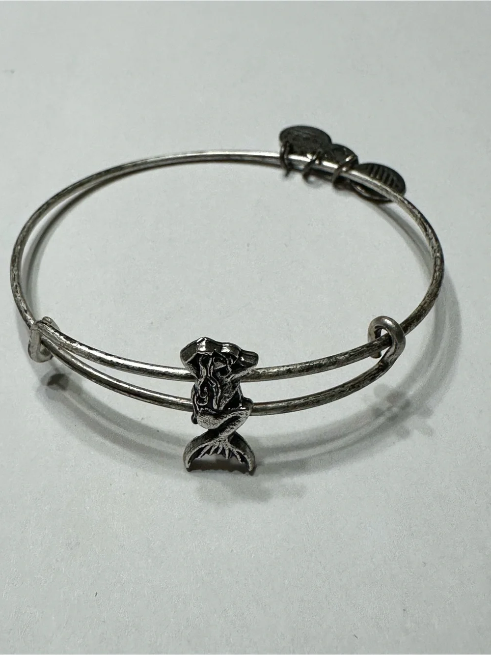 Alex and Ani Mermaid Silver Bangle Bracelet - Women Jewelry